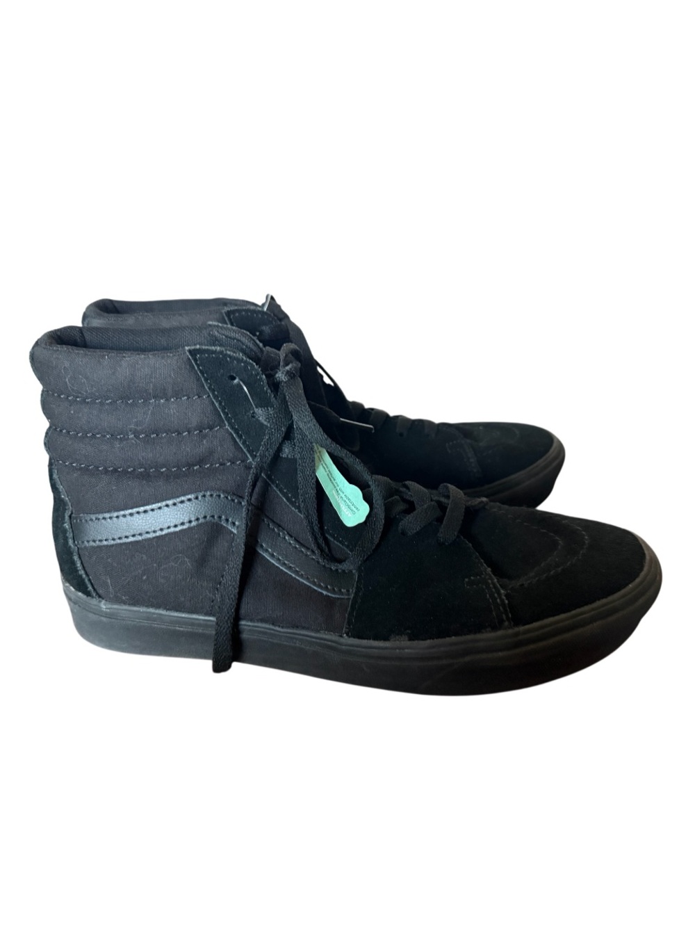 Vans Sk8-Black Hi Skate Casual Sneakers-Size 9 Men’s -Size 10.5 Women’s-NWT